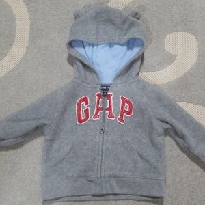 Infant Boys Gap Outlet full zip hoodie with ears